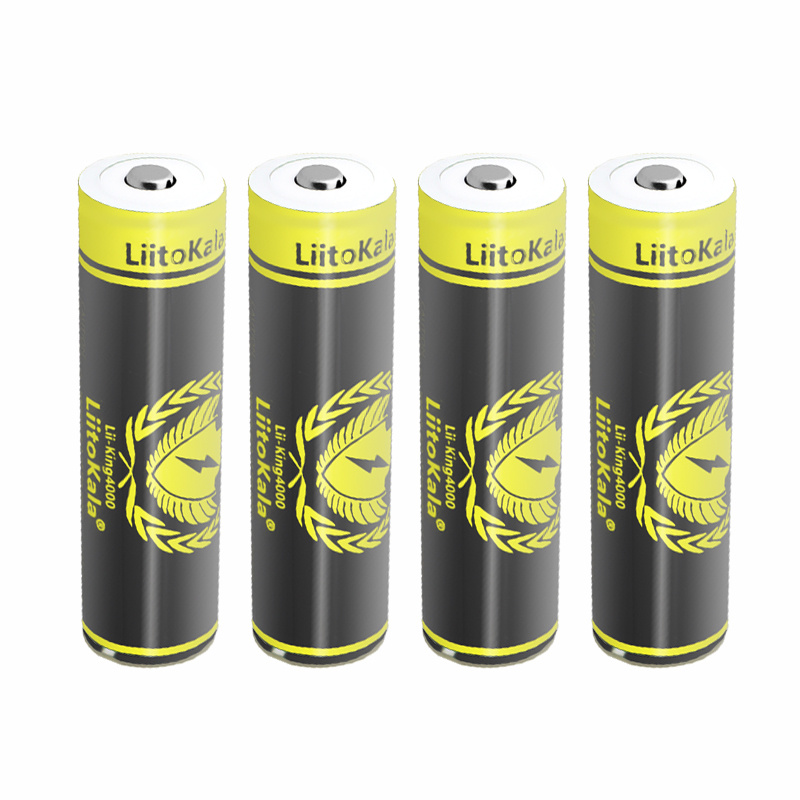 Vape Battery 18650 - 1-10 шт. LiitoKala KING4000-PCB 18650 аккумулятор