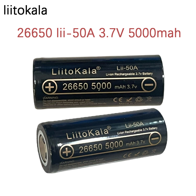 1-10 шт. LiitoKala Lii-50A 266 – обзор и цена Vape Battery 18650