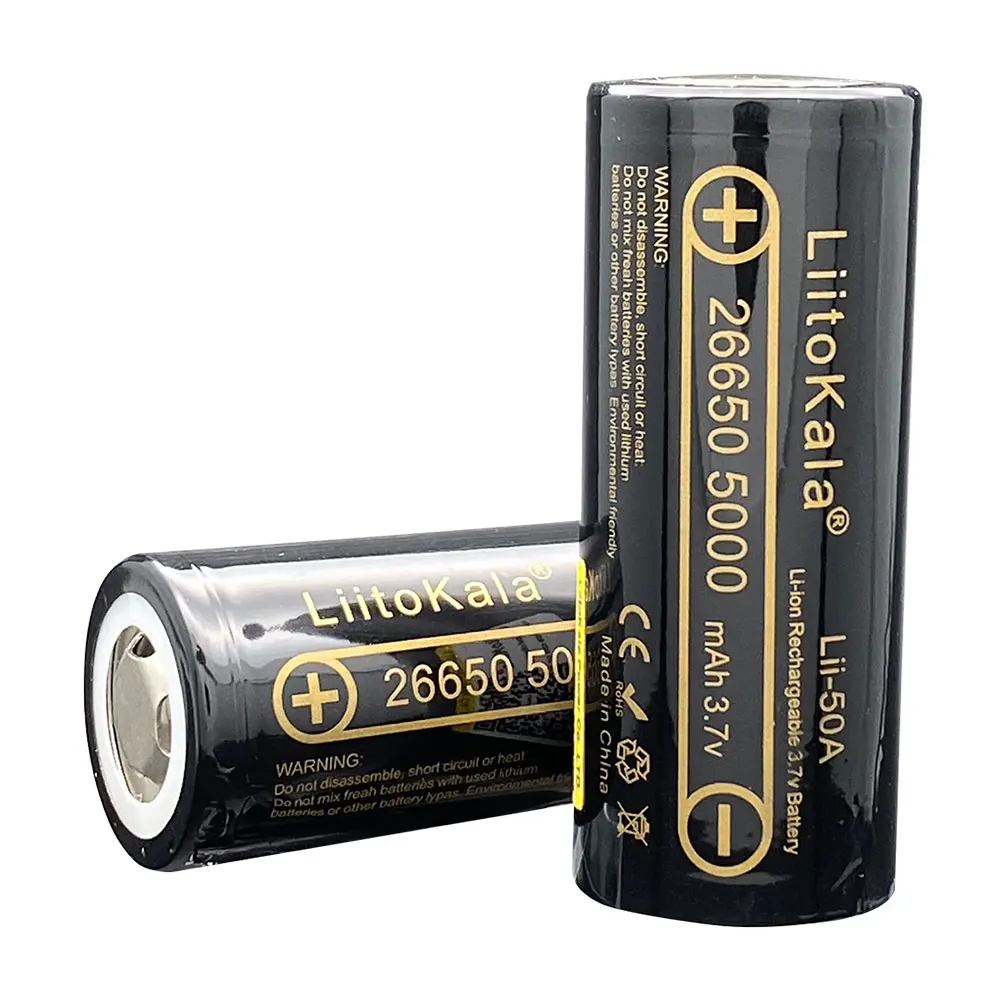 1-10 шт. LiitoKala Lii-50A 266 – обзор и цена Vape Battery 18650