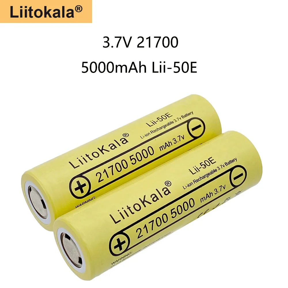 Lii-50E 3,7 В 21700 LiitoKala  – обзор и цена Vape Battery 18650